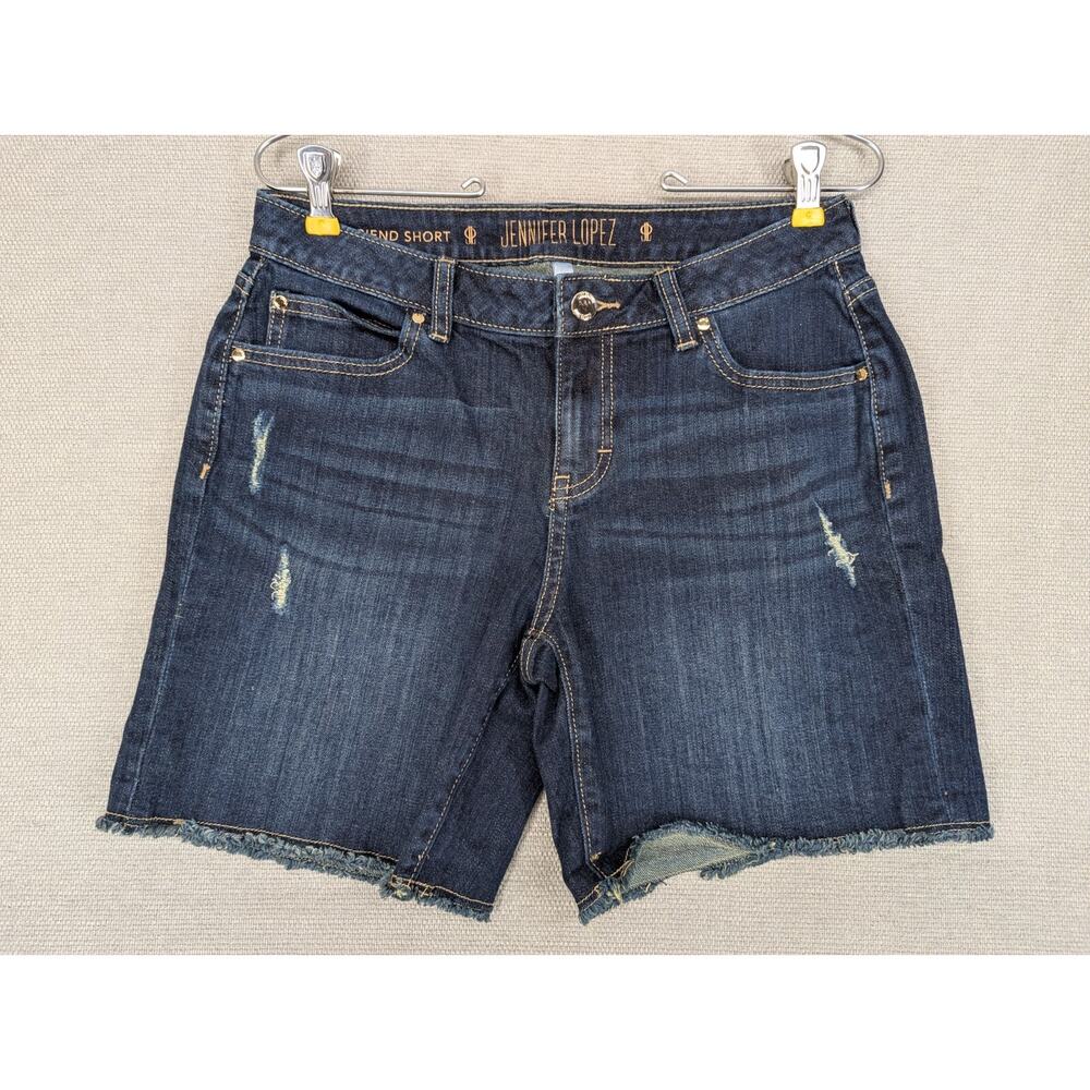 Jennifer Lopez Size 4 Boyfriend Shorts Mid Rise -0625C10